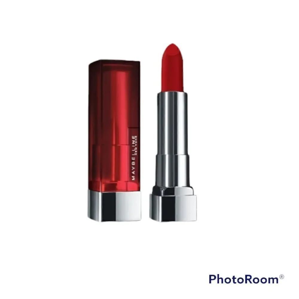 🌼🌼Maybelline Color Sensational Lipstick Matte. 690 siren in scarlet NWOT🌼🌼